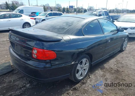 2004 Pontiac Gto z USA, uszkodzony, nr VIN 6G2VX12G44L262102